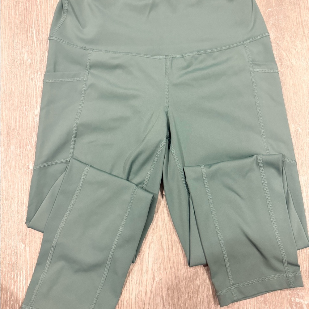 90 Degree By Reflex Green Leggings